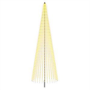 vidaXL LED Kalėdų medis EKENAS 485 cm 1632 LED &Scaron;ilta balta Geležis