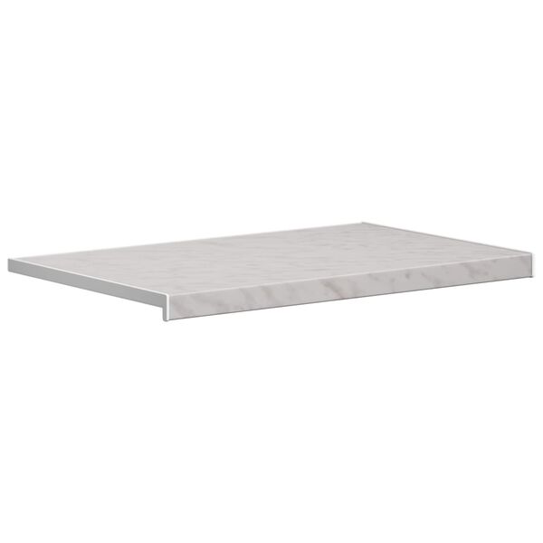 vidaXL Langų palangė Marmuro tekstas -enure 60 x 50 x 4,5 cm PVC