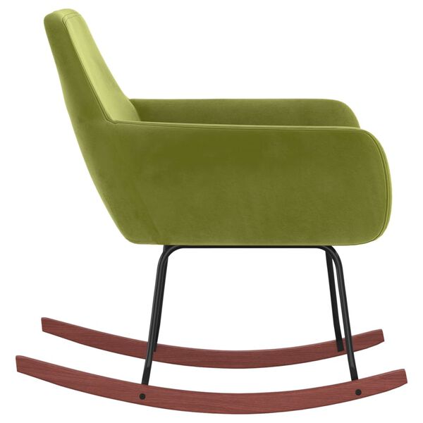 vidaXL Supama kėdė, &scaron;viesiai žalios spalvos, aksomas