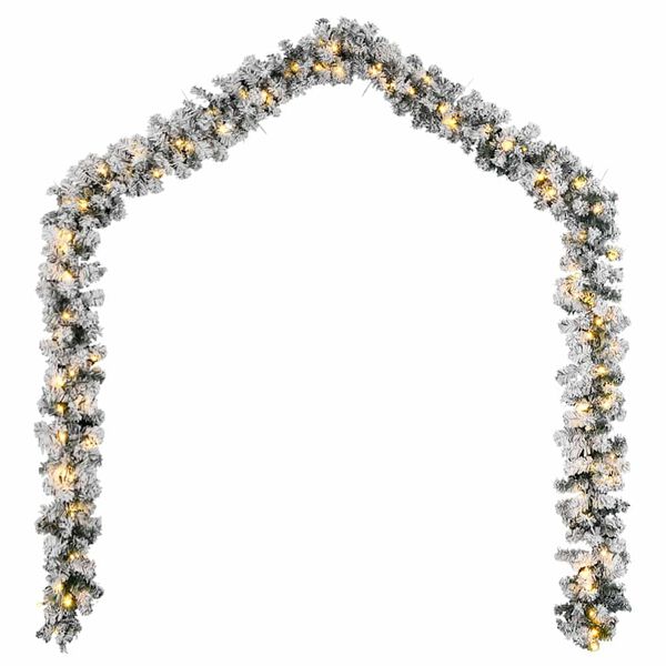 vidaXL Kalėdų girlianda su LED lemputėmis Green 20 m PVC