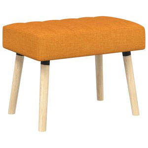 vidaXL Kanalo pamink&scaron;tintas suolas Tamsiai geltona 60 x 40 x 45 cm