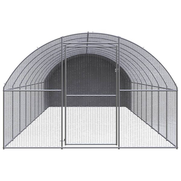 vidaXL Lauko narvas viščiukams, 3x10x2m, galvanizuotas plienas
