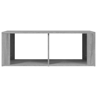 vidaXL Kavos staliukas, pilkas ąžuolo, 100x50x36cm, apdirbta mediena