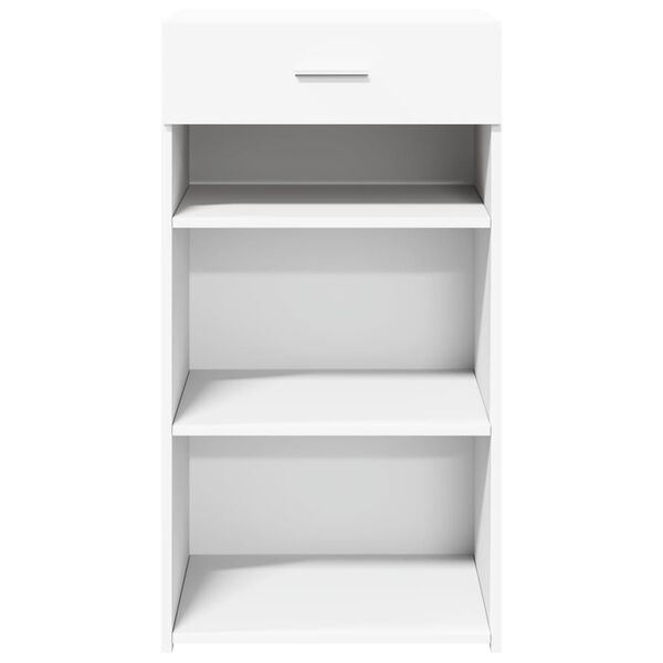 vidaXL Šoninė spintelė, baltos spalvos, 50x42,5x93cm, apdirbta mediena