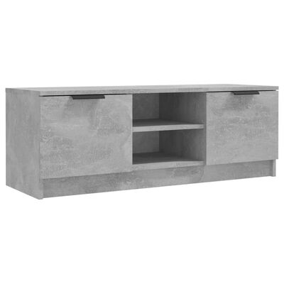 vidaXL Televizoriaus spintelė, betono pilka, 102x35x36,5cm, mediena