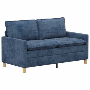 vidaXL Sofa Mėlyna 156 x 81 x 87,5 cm Poliesteris