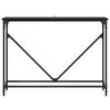 vidaXL Konsolinis stalas Juodas ąžuolas 102 x 23 x 75 cm