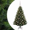 vidaXL Dirbtinė kalėdinė eglutė su rutuliuku 120 cm 150 LED