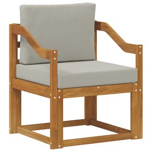 vidaXL Lauko sofa Tvirta akacijos mediena ir poliesteris