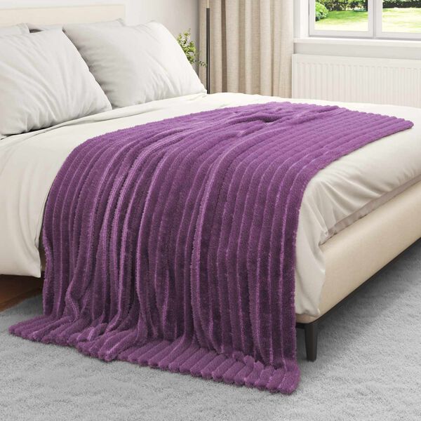 vidaXL Apklotas Violetinė 200 x 150 cm Flysas