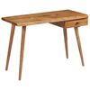vidaXL Ra&scaron;omasis stalas, masyvi akacijos mediena, 110x50x76cm