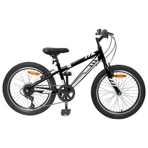 vidaXL Kalnų Dviratis 20 Colių 6-Speed 5-8 metų amžiaus Juoda
