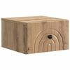 vidaXL Sieninis naktinis staliukas Artisano ąžuolo 33 x 34,5 x 20 cm