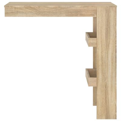 vidaXL Sieninis baro staliukas, ąžuolo, 102x45x103,5cm, mediena