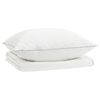 vidaXL 90% žąsies pūkų antklodės komplektas FULDA 2 pcs 135 x 200 cm