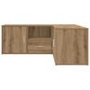 vidaXL Kampinė spintelė, artisano ąžuolo, 200x40x45cm, mediena