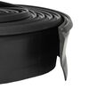 vidaXL Garažo durų sandarinimas Juoda 52 x 2 mm 2,5 m PVC