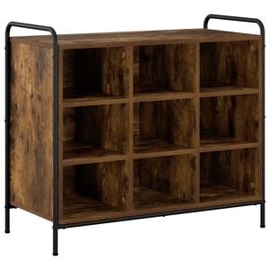 vidaXL Batu skrynia 85 x 39,5 x 75 cm Apdirbta mediena Dūminio ąžuolo
