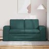 vidaXL Sofa Tamsiai žalia 162 x 80 x 82 cm audinys