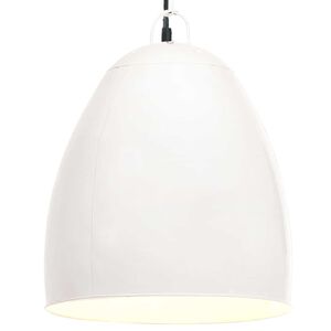 vidaXL Pakabinamas &scaron;viestuvas, baltas, 42cm, 25W, apskritas, E27
