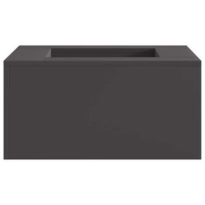 vidaXL Laužavietė Juoda 60 x 60 x 30 cm Plienas