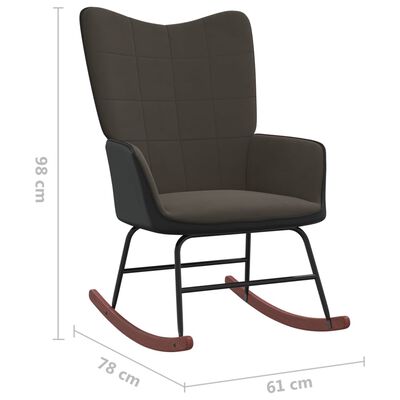 vidaXL Supama kėdė, šviesiai pilkos spalvos, aksomas ir PVC