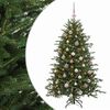 vidaXL Dirbtinė kalėdinė eglutė su rutuliuku 120 cm 150 LED