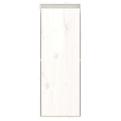 vidaXL Televizoriaus spintelės, 4vnt., baltos, pušies medienos masyvas
