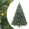 vidaXL Dirbtinė Kalėdų eglutė su 300 LED Žalia 240 cm PE ir PVC