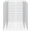vidaXL Gabiono vazonas, 90x90x100cm, galvanizuotas plienas, auk&scaron;tas