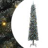 vidaXL Dirbtinė Kalėdų eglutė Žalia 240 cm PVC, plastikas ir plienas