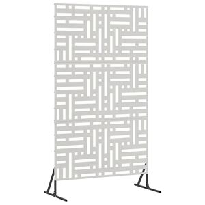 vidaXL Privatumo žaliuzės 100 x 50 x 180 cm Nerūdijantis plienas