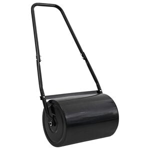 vidaXL Sodo vejos volas Juoda 110 x 52 cm Geležis