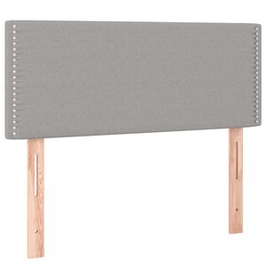 vidaXL Galvūgalis, &scaron;viesiai pilkos spalvos, 100x5x78/88cm, audinys