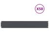 vidaXL Vejo kra&scaron;tas 50 vnt. 15 x 103 cm Plienas Antracito