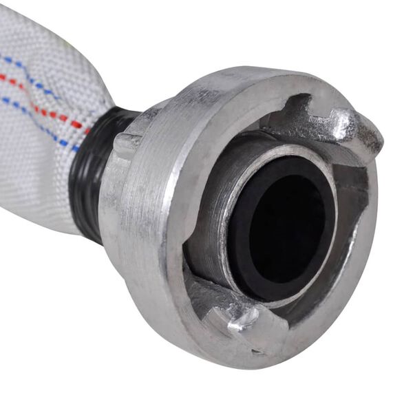 vidaXL Gaisrinė plokščia žarna, 30m, su D-Storz jungtimis, 1 colis