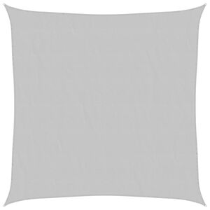 vidaXL Burė nuo saulės, pilka, 2,5x2,5m, 100% oksfordo poliesteris