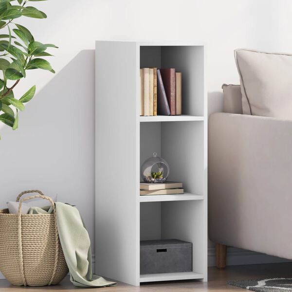 vidaXL Šoninė spintelė, baltos spalvos, 30x41x93cm, apdirbta mediena