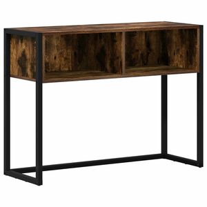 vidaXL Žurnalinis staliukas Dūminio ąžuolo 100 x 36 x 75 cm