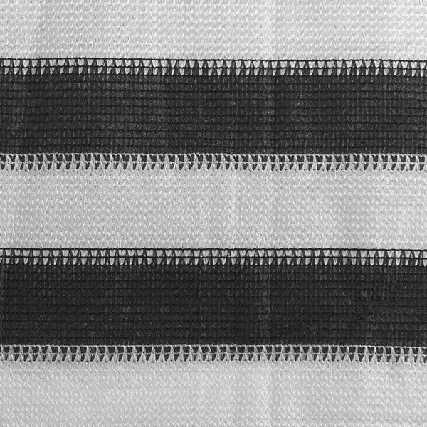 vidaXL Balkono Pertvara, HDPE, 90x600 cm, Antracito ir Baltos Spalvos