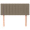 vidaXL Galvūgalis, taupe spalvos, 80x5x78/88cm, audinys
