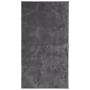 vidaXL Kilimas HUARTE, antracito, 60x110cm, trumpi &scaron;ereliai