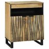 vidaXL Komodas su stalčių Ruda 60 x 33 x 75 cm mango medienos masyvas