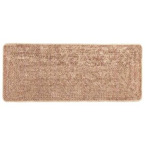 vidaXL Kilimėlis MARSA Ruda 50 x 100 cm Poliesteris ir PVC