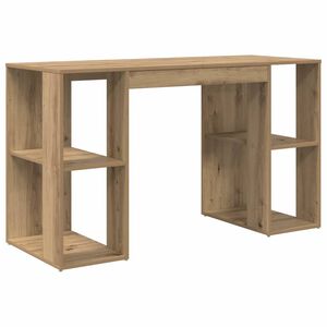 vidaXL Stalas Amatininkų ąžuolas Apdirbta mediena 130 x 50.5 x 75 cm