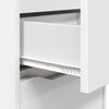 vidaXL Naktiniai staliukai su stalčių 2 pcs Balta 40 x 30 x 467 cm
