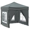 vidaXL Proginė palapinė su &scaron;oninėmis sienomis, antracito, 2x2m