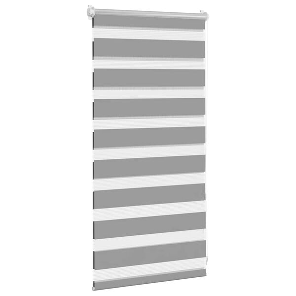 vidaXL Zebra Žaliuzė, Roletas 40 x 100 cm, Pilkas