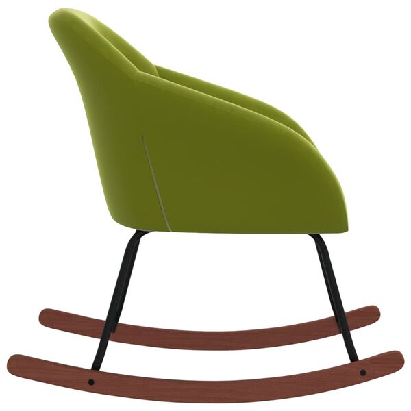 vidaXL Supama kėdė, &scaron;viesiai žalios spalvos, audinys