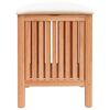 vidaXL Vonios kambario taburetė, 40,5x40x52cm, riešutmedžio masyvas